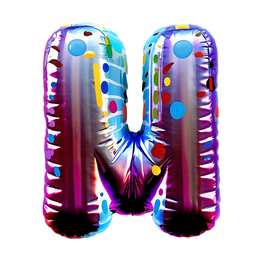 Inflatable Letter M Png Opj PNG Image