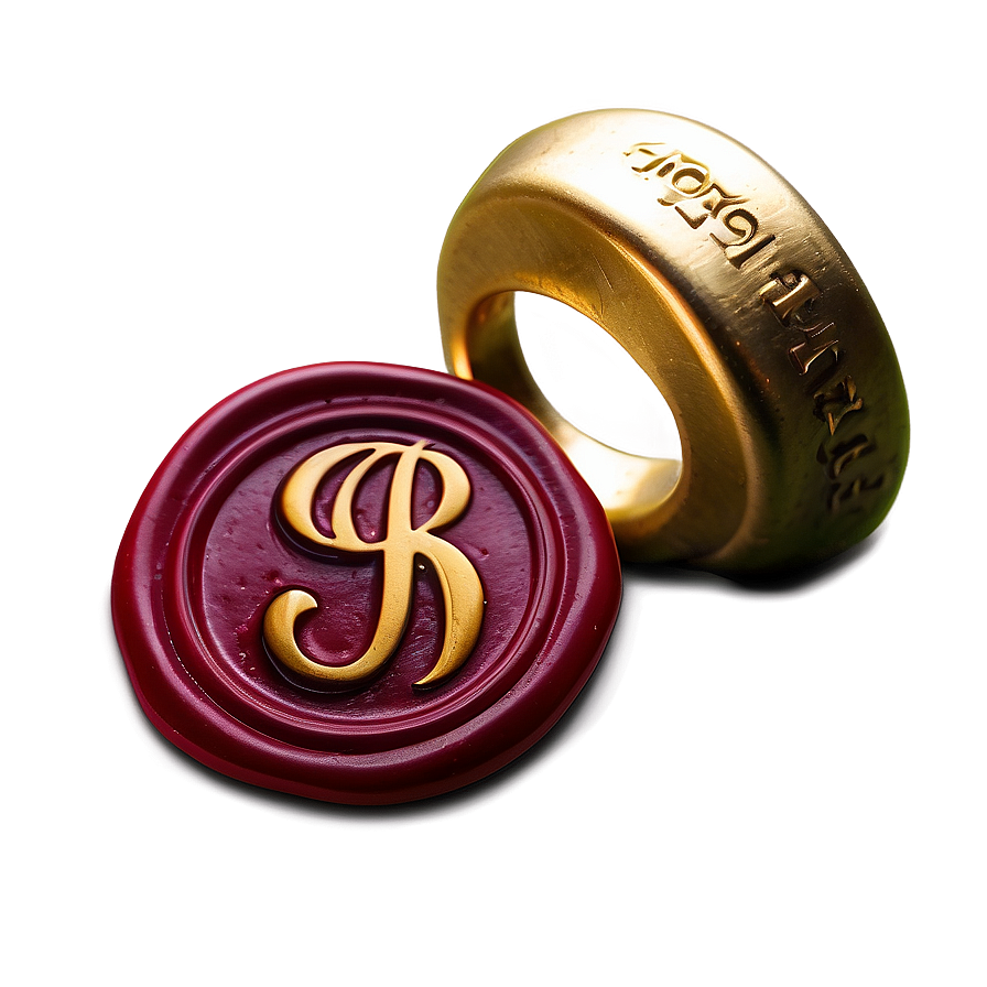 Initial Wax Seal Png Hur55 PNG Image