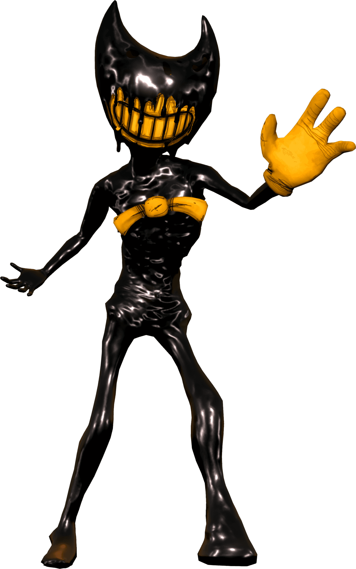 Ink Demon Bendy Stance PNG Image