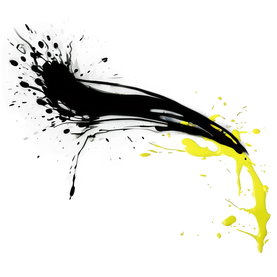 Ink Splash Paint Stroke Png Gwr39 PNG Image