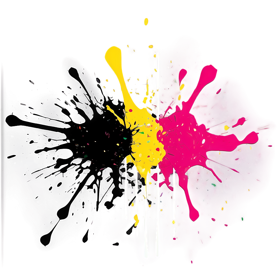 Ink Splatter Effect Png Kbn PNG Image