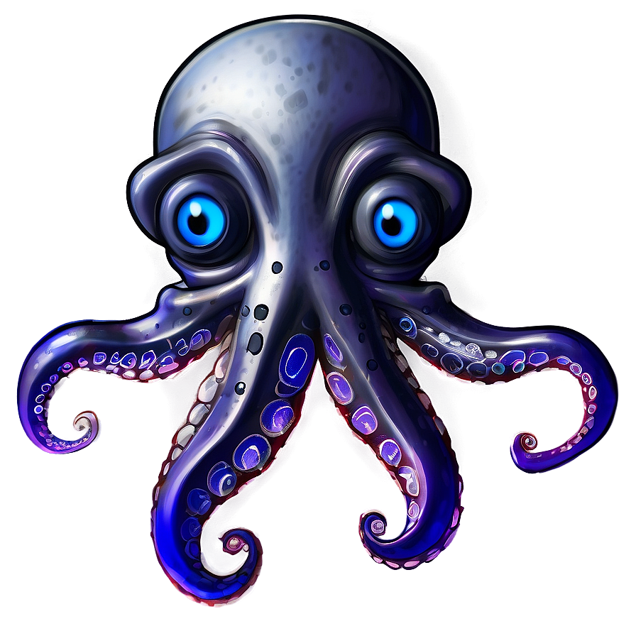 Ink Squid Concept Art Png 40 PNG Image