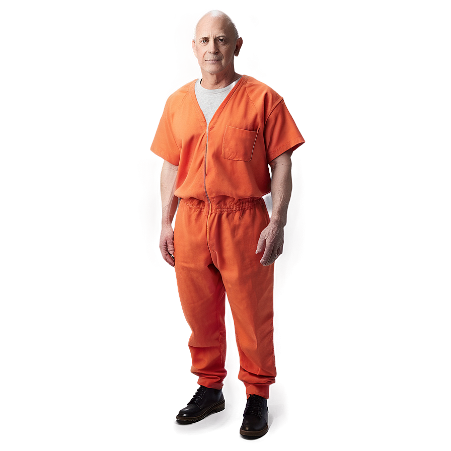 Inmate Orange Jumpsuit Png Iba PNG Image