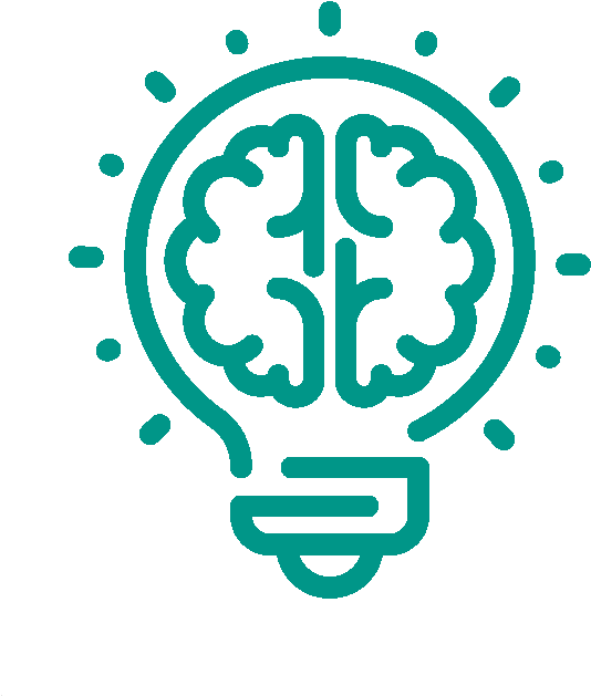 Innovative Brain Lightbulb Concept PNG Image