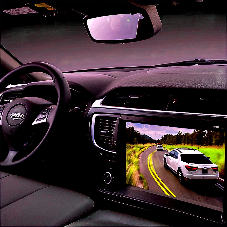 Inside Car Backup Camera Display Png Mab PNG Image