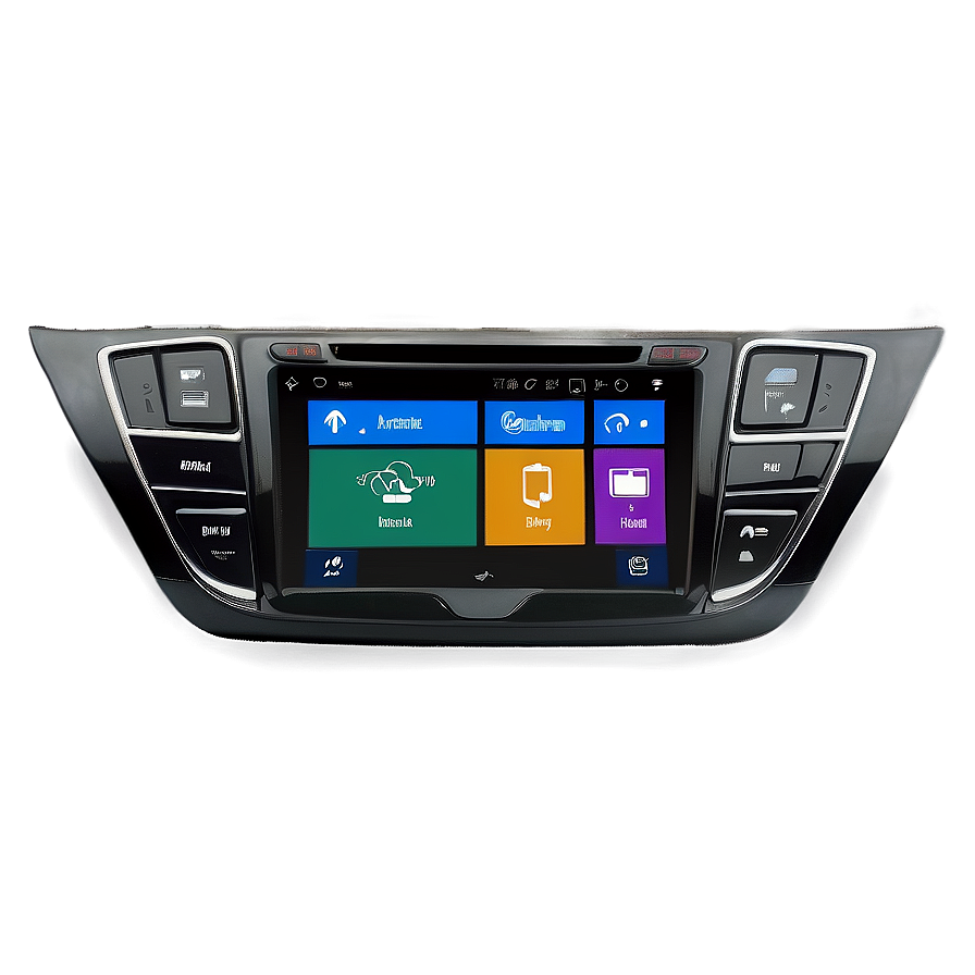 Inside Car Infotainment System Png 06252024 PNG Image