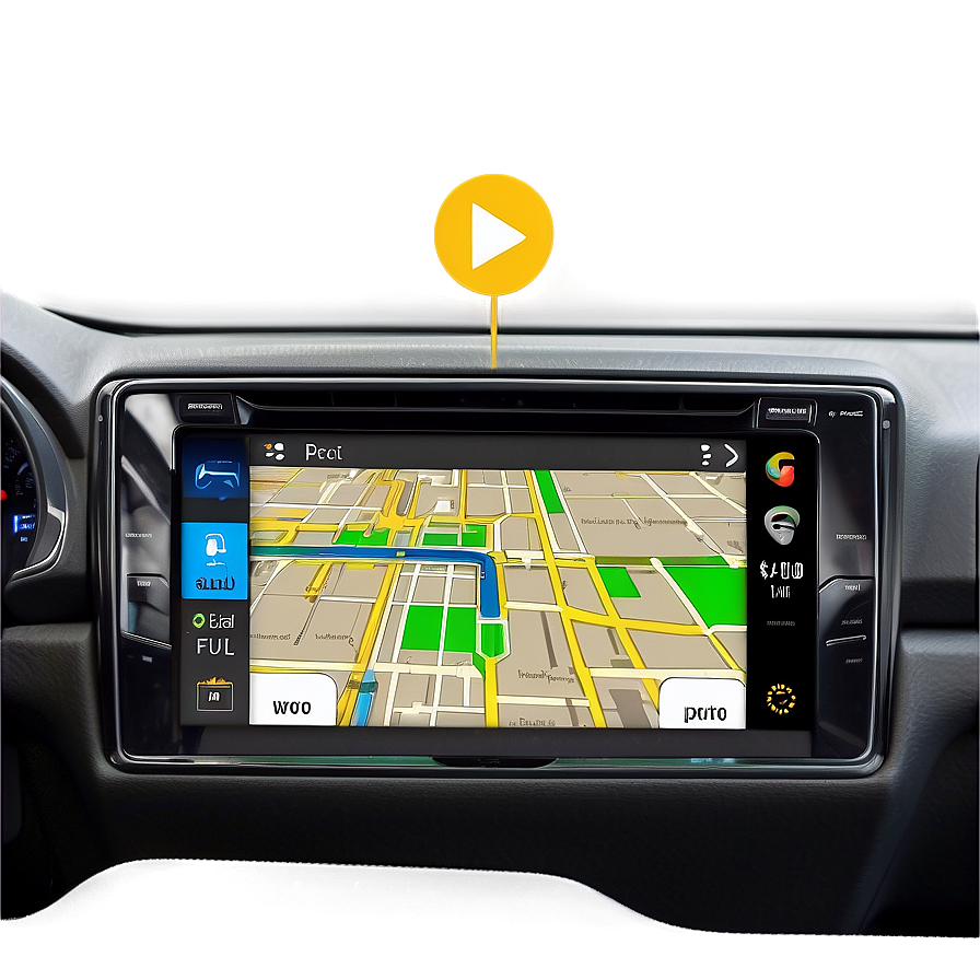 Inside Car Infotainment System Png Ext PNG Image