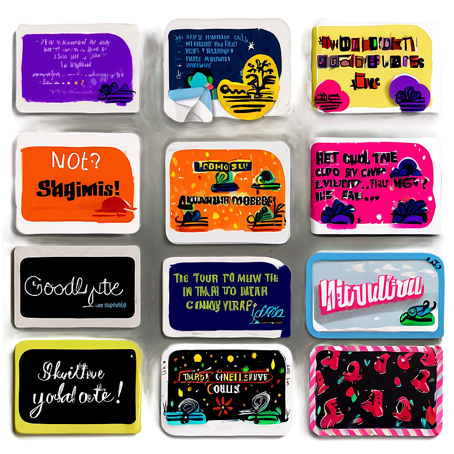 Inspirational Goodnotes Stickers Png Bpx65 PNG Image