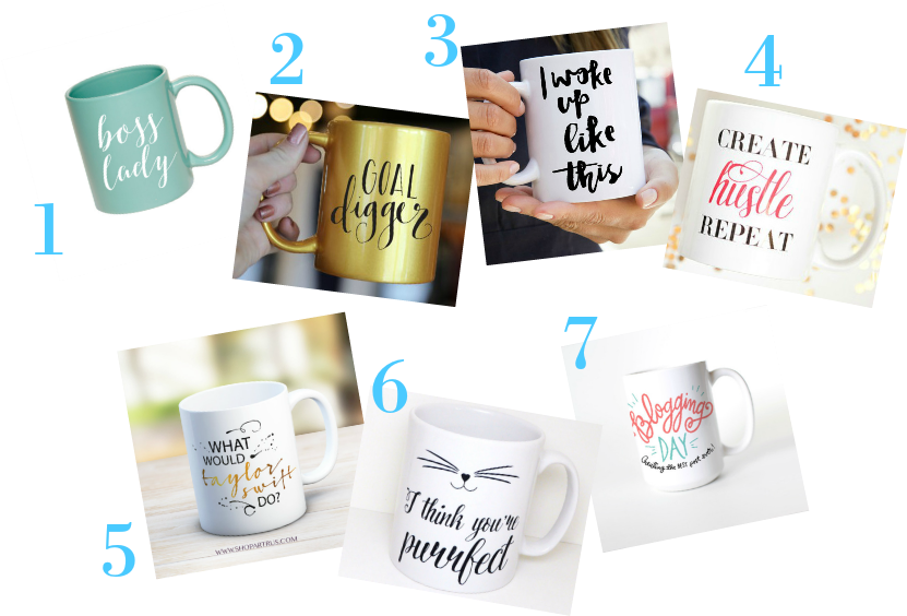 Inspirational Mugs Collection PNG Image