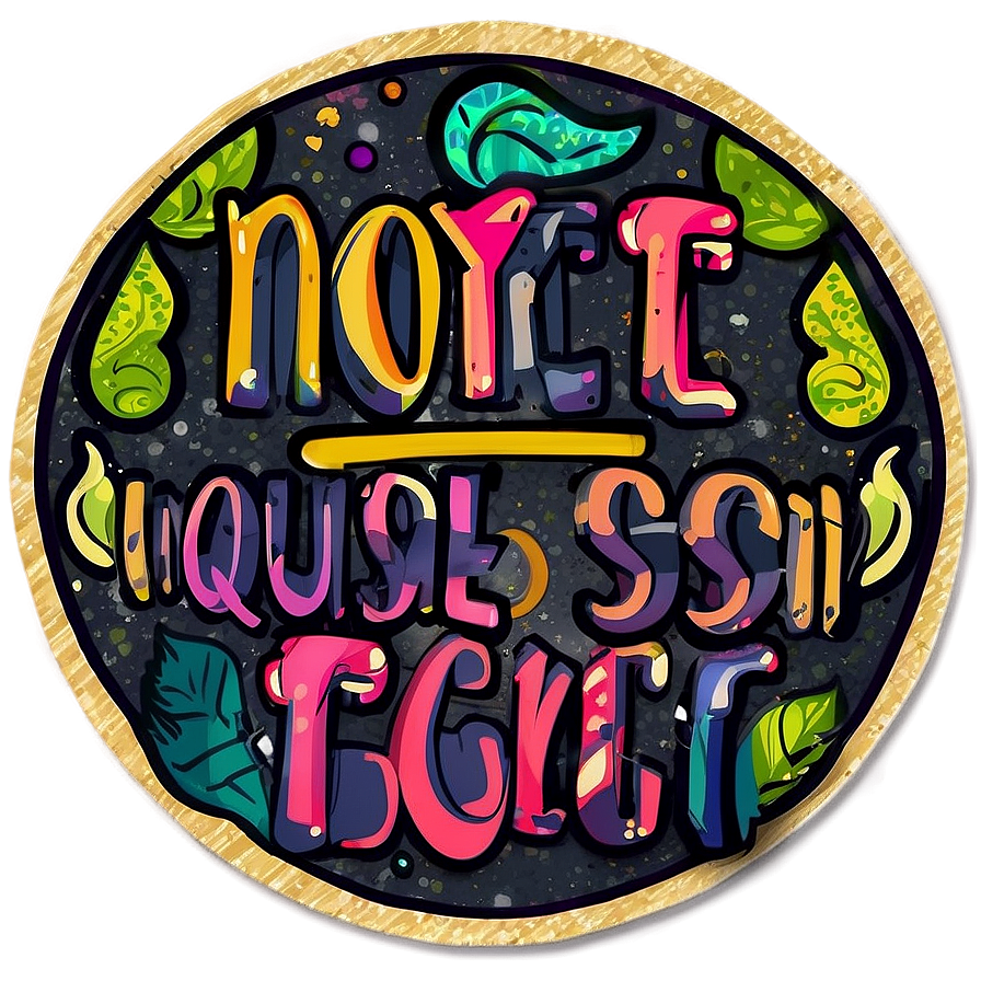 Inspirational Quotes Circle Sticker Png Bio37 PNG Image