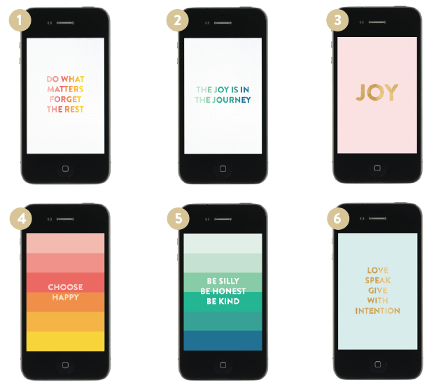 Inspirational Quotes Smartphone Screens PNG Image