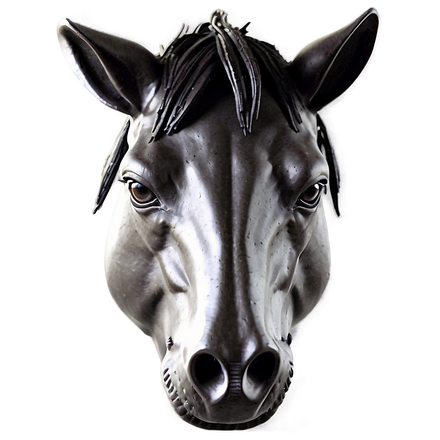 Inspiring Horse Head Masterpiece Png 06122024 PNG Image