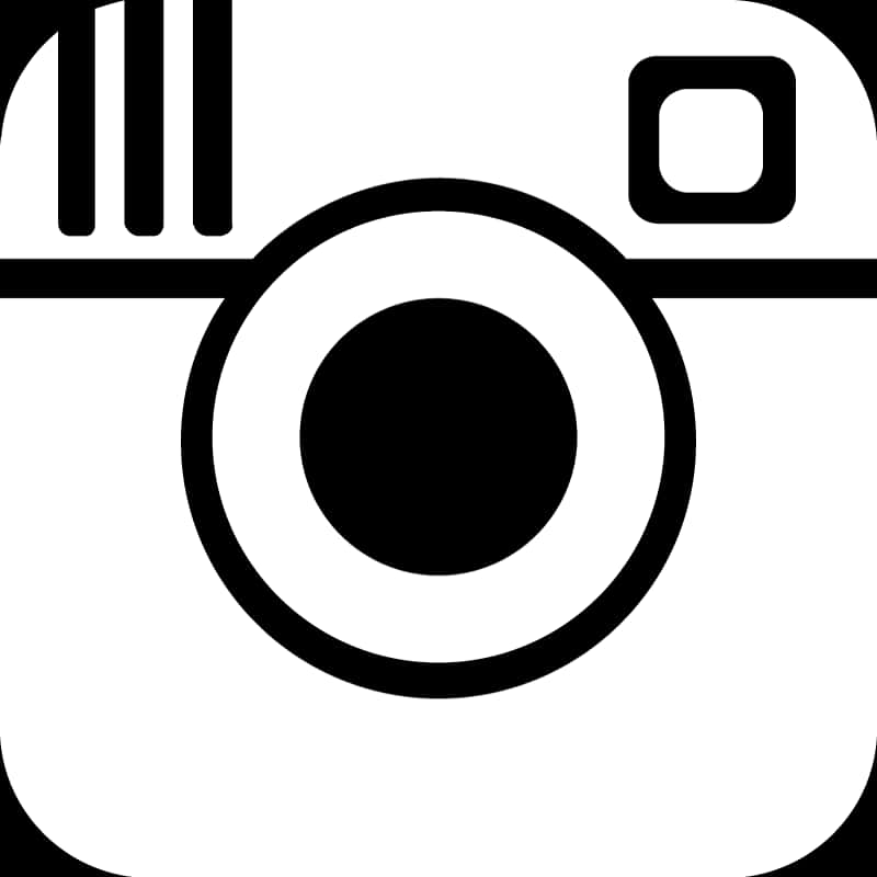 Instagram Logo White Icon PNG Image