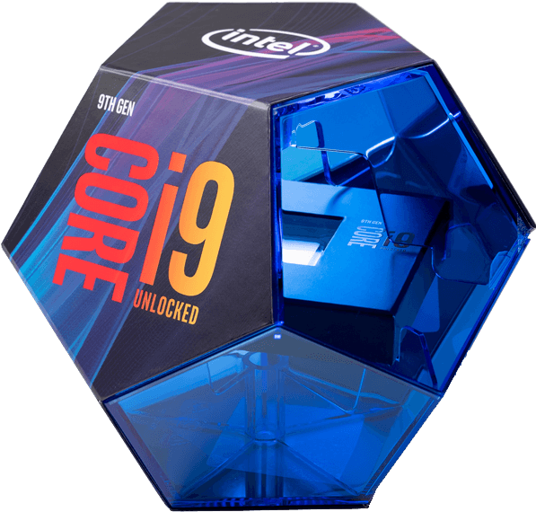 Intel Corei99th Gen Processor Packaging PNG Image