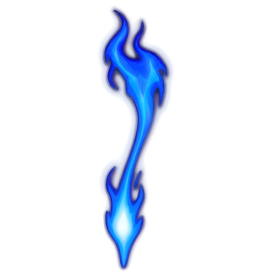 Intense Blue Fire Png Hpn PNG Image