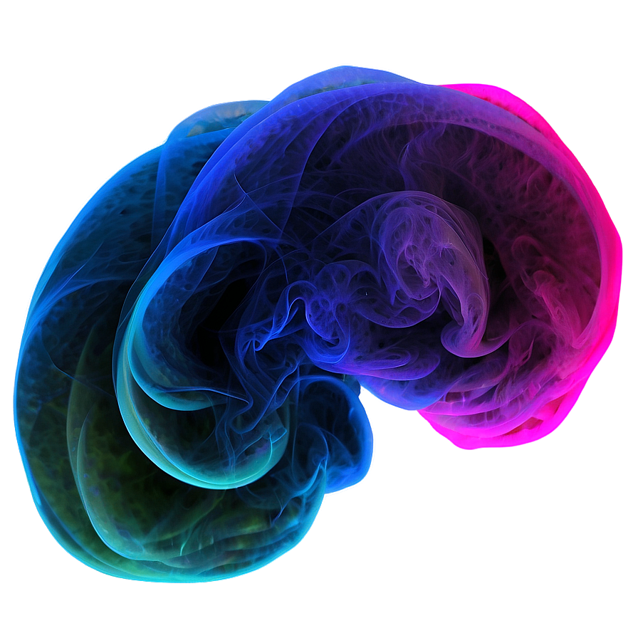 Intense Color Smoke Curl Png Qub PNG Image