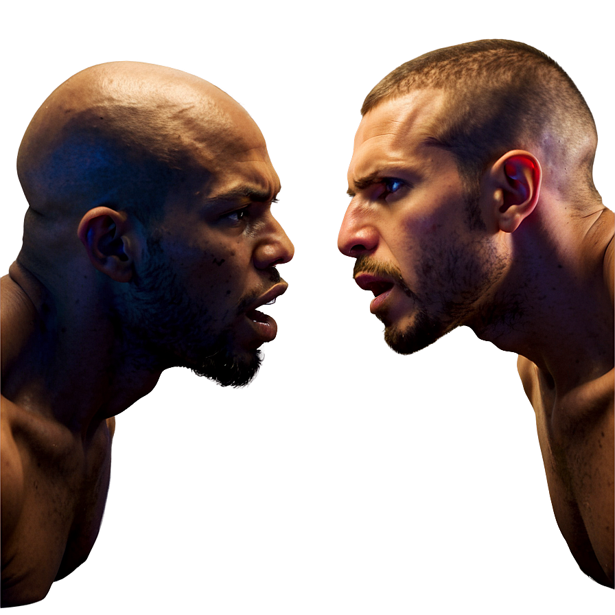 Intense_ Faceoff PNG Image