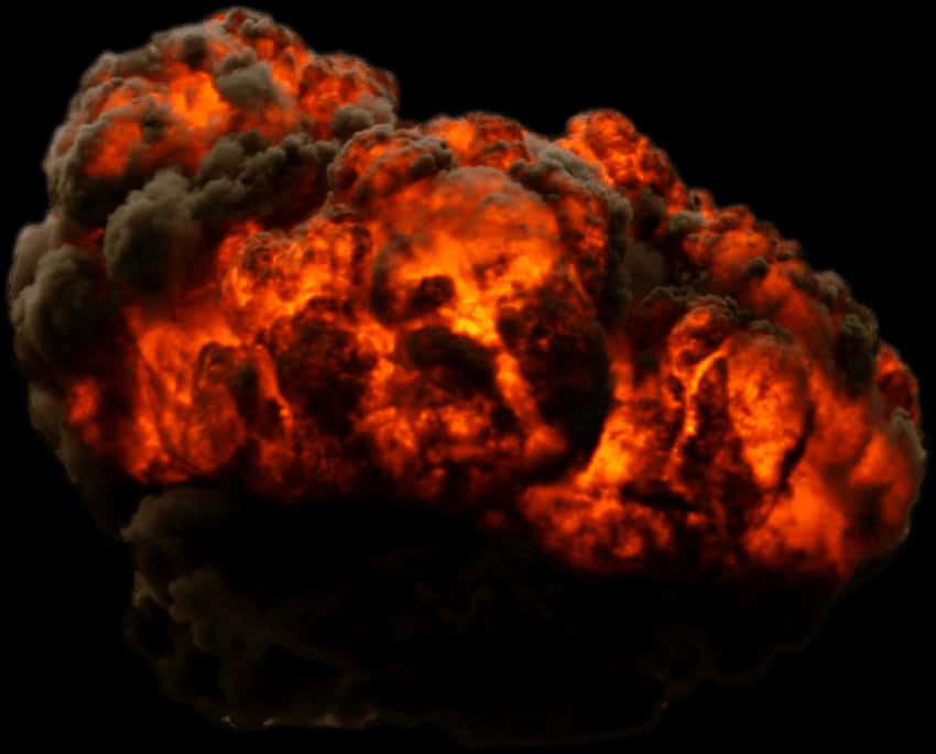 Intense_ Fireball_ Explosion PNG Image