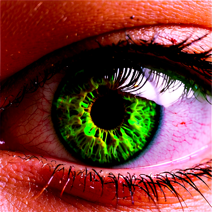 Intense Green Eye Png Mdg PNG Image