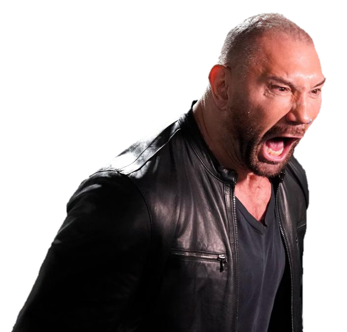 Intense Man Shoutingin Leather Jacket PNG Image