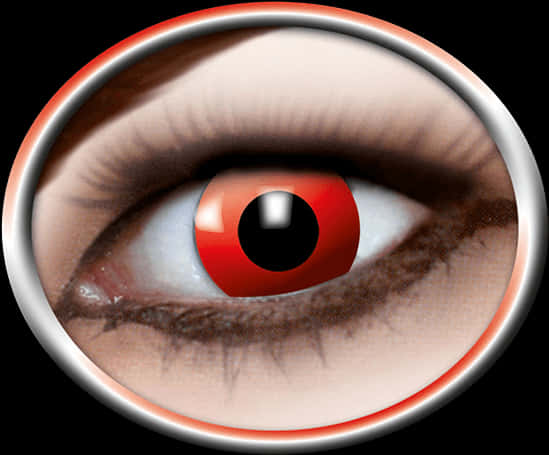 Intense Red Eye Closeup.jpg PNG Image