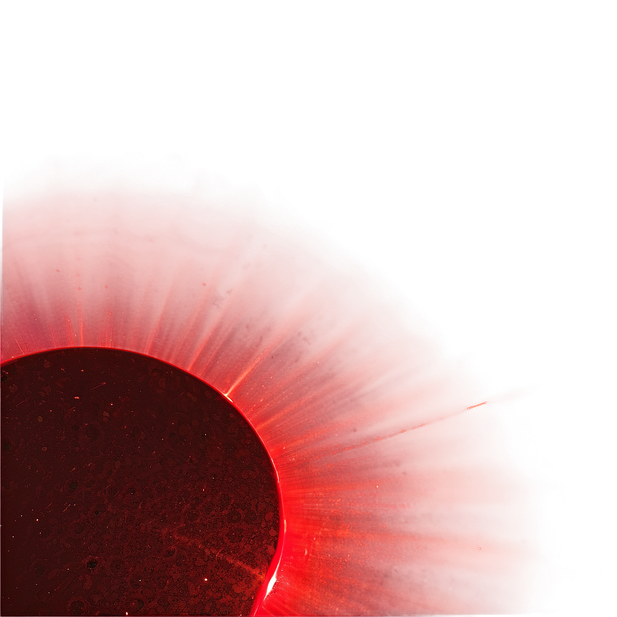 Intense Red Lens Flare Overlay Png Avi PNG Image