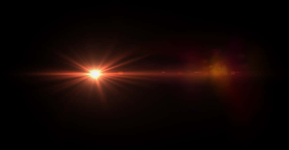 Intense Starburst Light Effect PNG Image