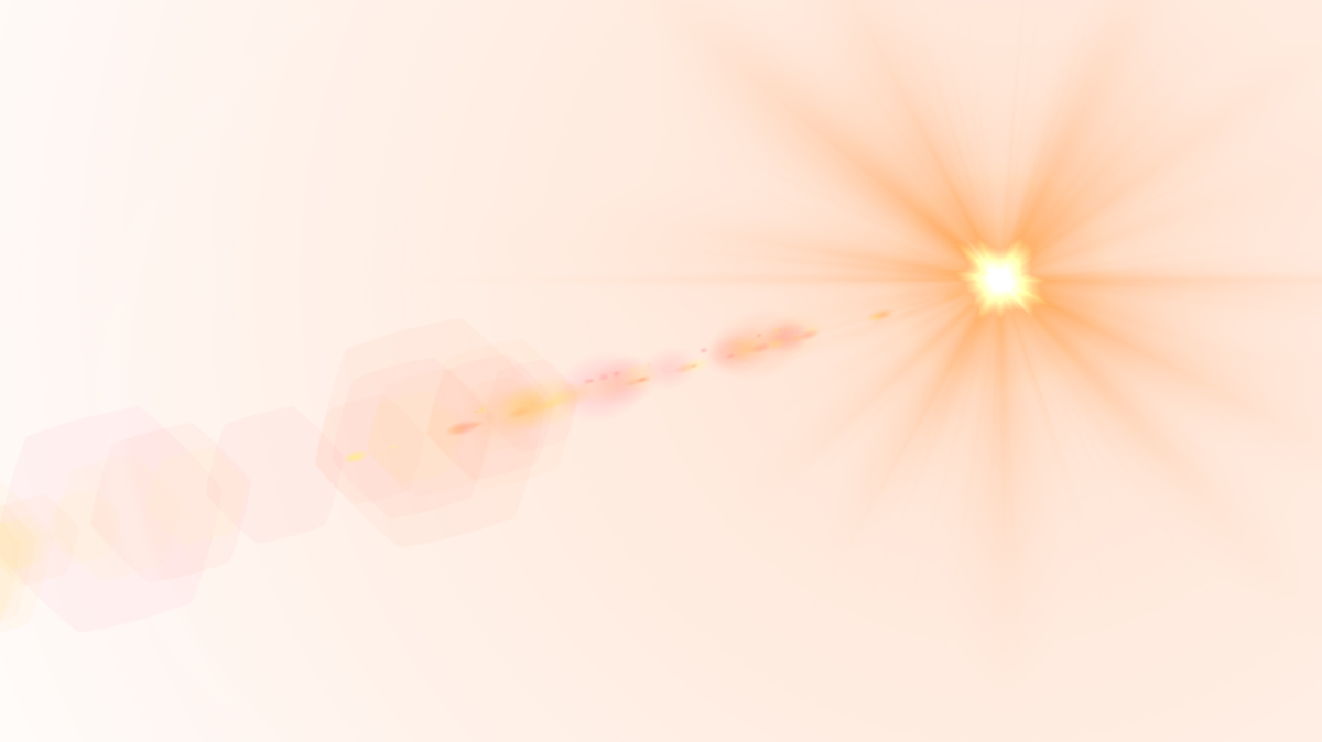 Intense Sun Flare Effect PNG Image