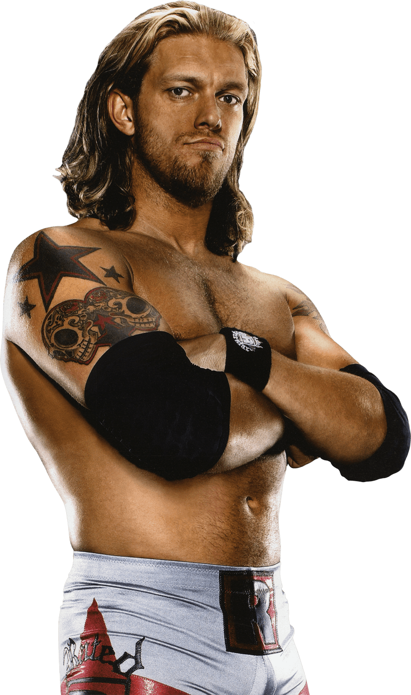 Intense Wrestler Pose PNG Image