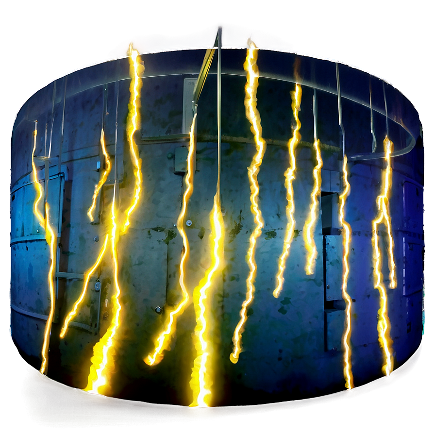 Intense Yellow Lightning Png 12 PNG Image