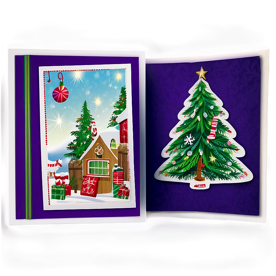 Interactive Christmas Card Png 06122024 PNG Image