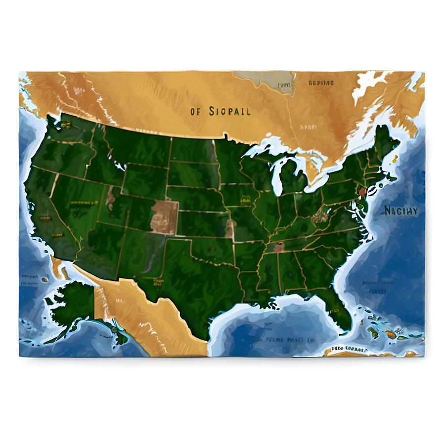 Interactive Usa Map Png Fvt20 PNG Image