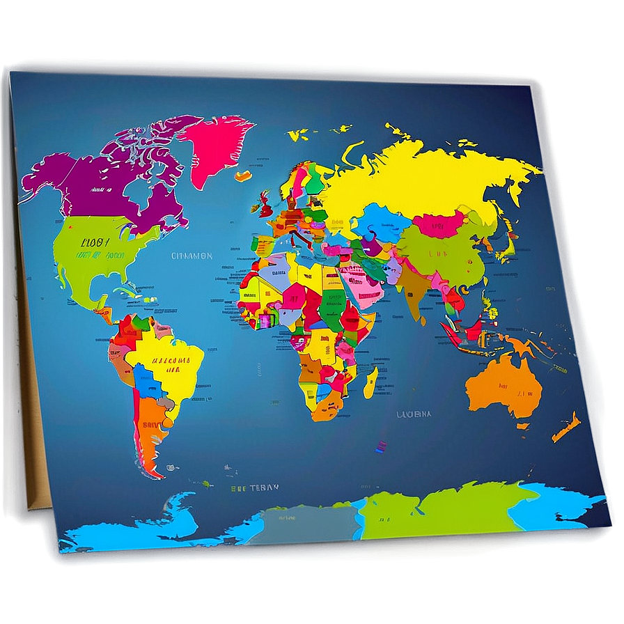 Interactive World Map For Kids Png 61 PNG Image