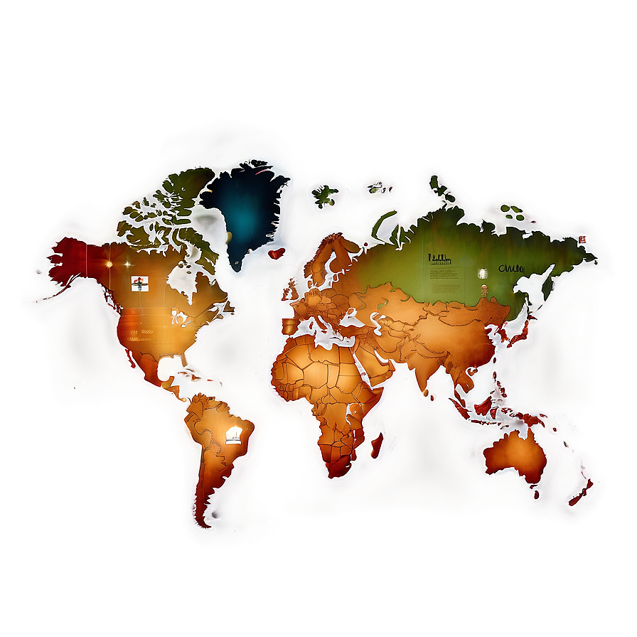 Interactive World Map Vector Png Ipp PNG Image