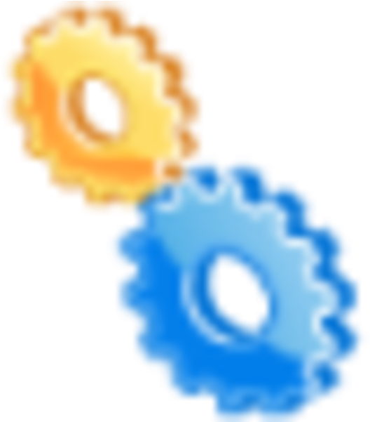 Interlocking Gears Illustration PNG Image