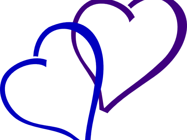 Interlocking Hearts Design PNG Image