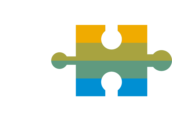 Interlocking Puzzle Pieces Graphic PNG Image