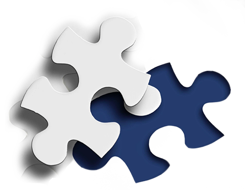 Interlocking Puzzle Pieces PNG Image