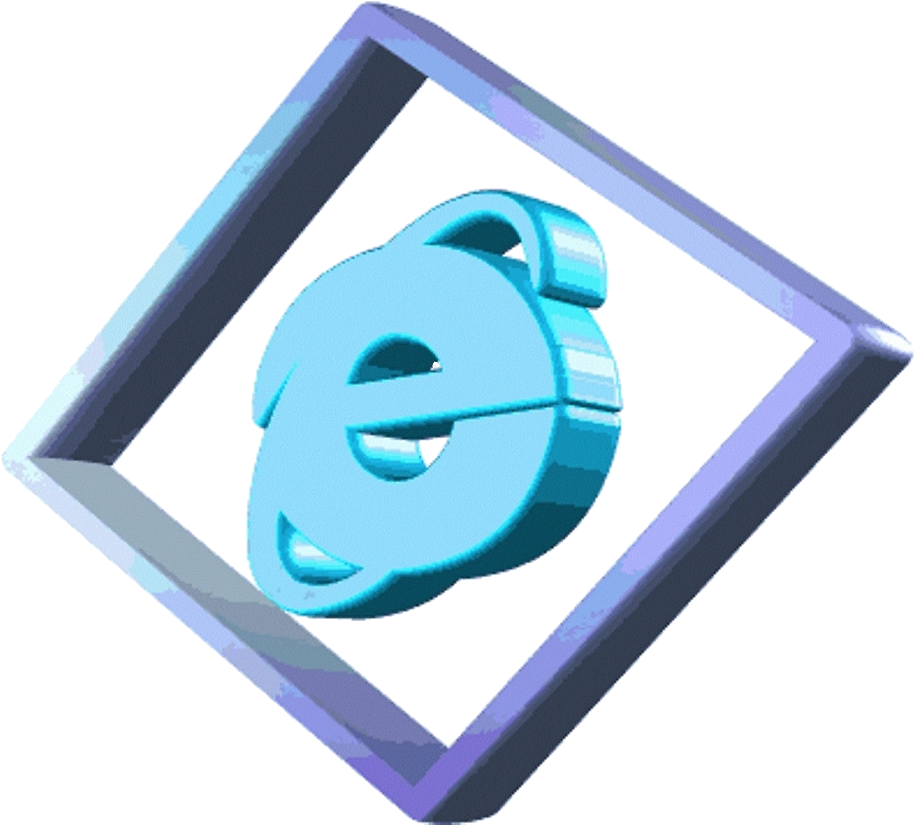 Internet Explorer Logo3 D PNG Image