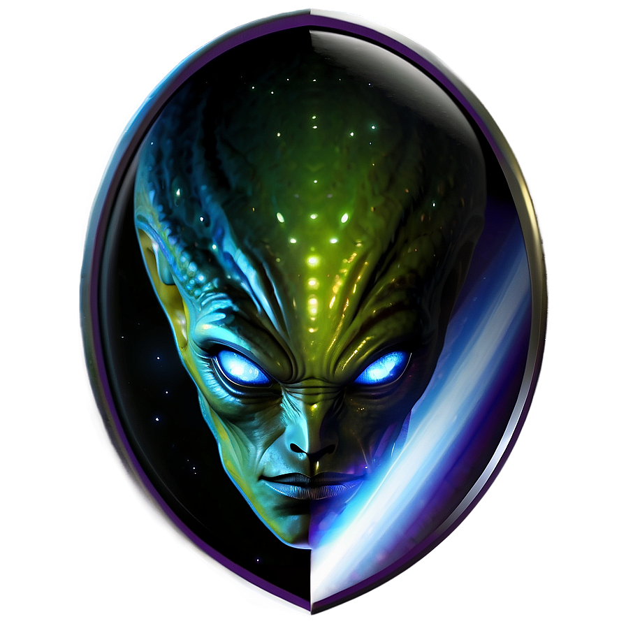 Interstellar Alien Emblem Png 05032024 PNG Image