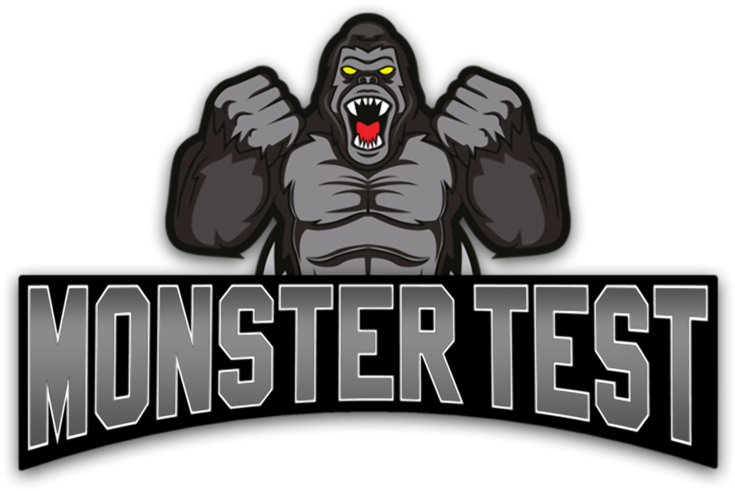 Intimidating Gorilla Monster Test Logo PNG Image