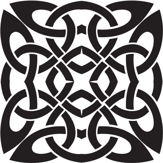 Intricate Celtic Knot Design PNG Image