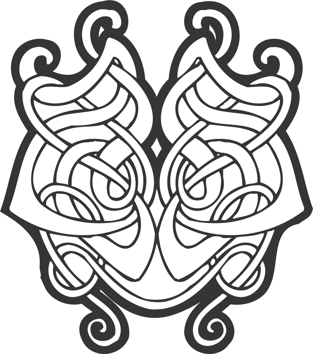 Intricate Celtic Knot Design_ Vector PNG Image