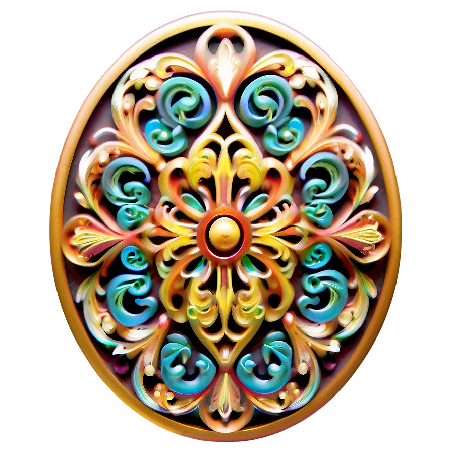 Intricate Filigree Artwork Png 06212024 PNG Image