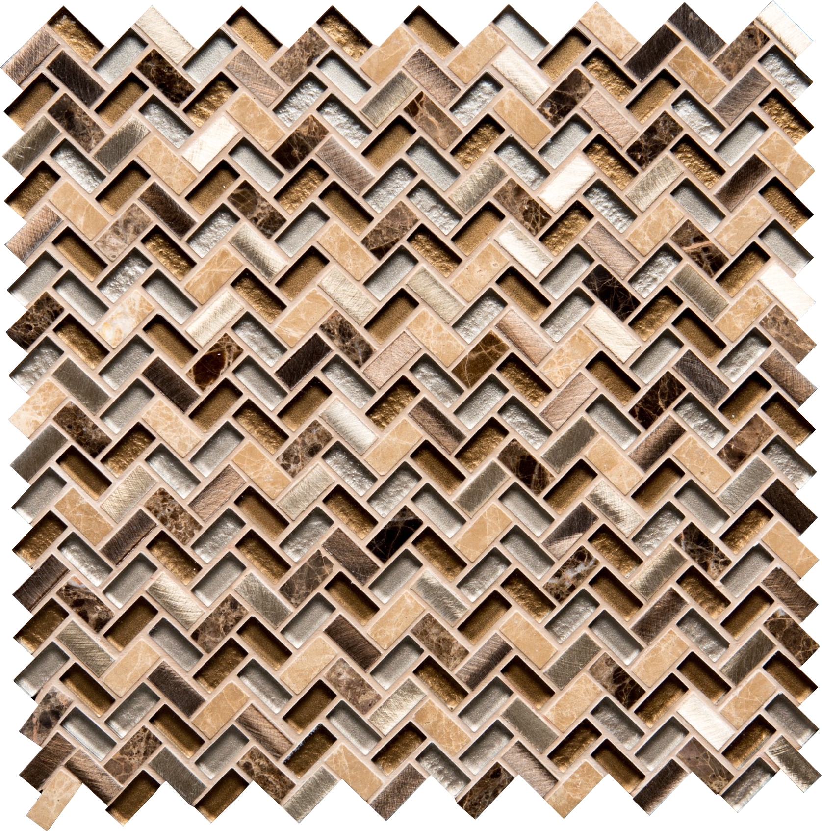 Intricate Herringbone Tile Pattern PNG Image