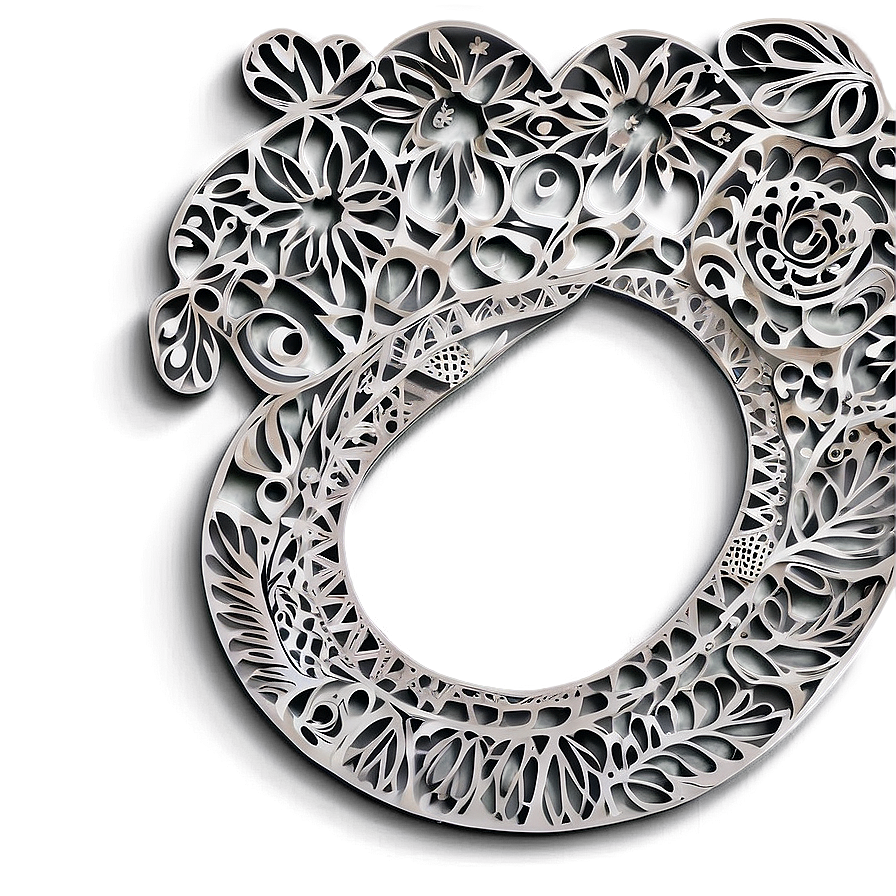 Intricate Paper Cut Out Design Png Txd50 PNG Image