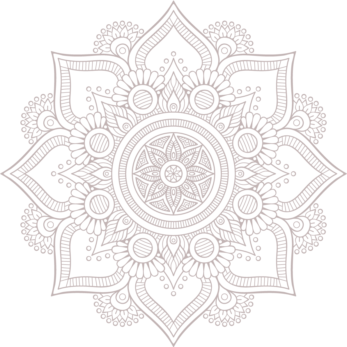 Intricate Red Mandalaon Blue Background PNG Image