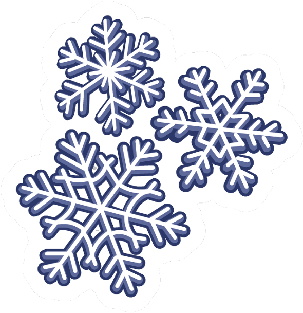 Intricate Snowflake Designs PNG Image