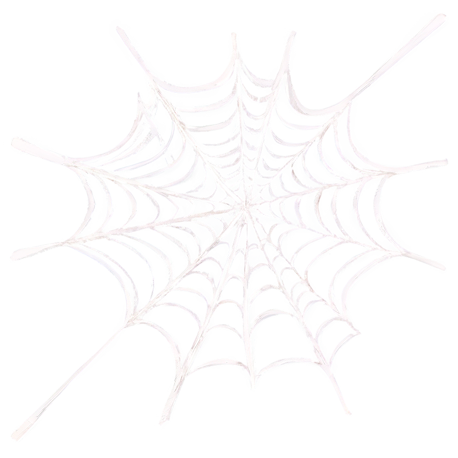 Intricate Spider Web Drawing PNG Image