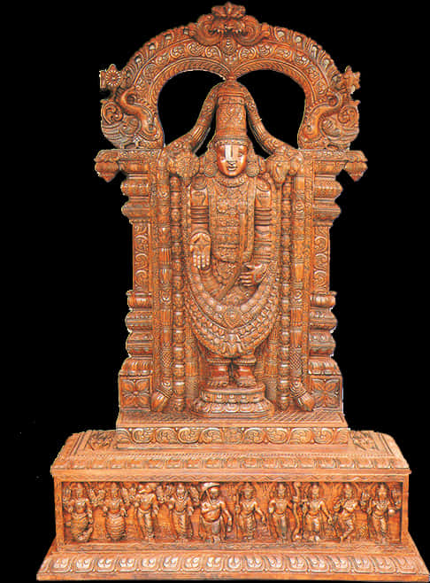 Intricate Vinayagar Sculpture PNG Image